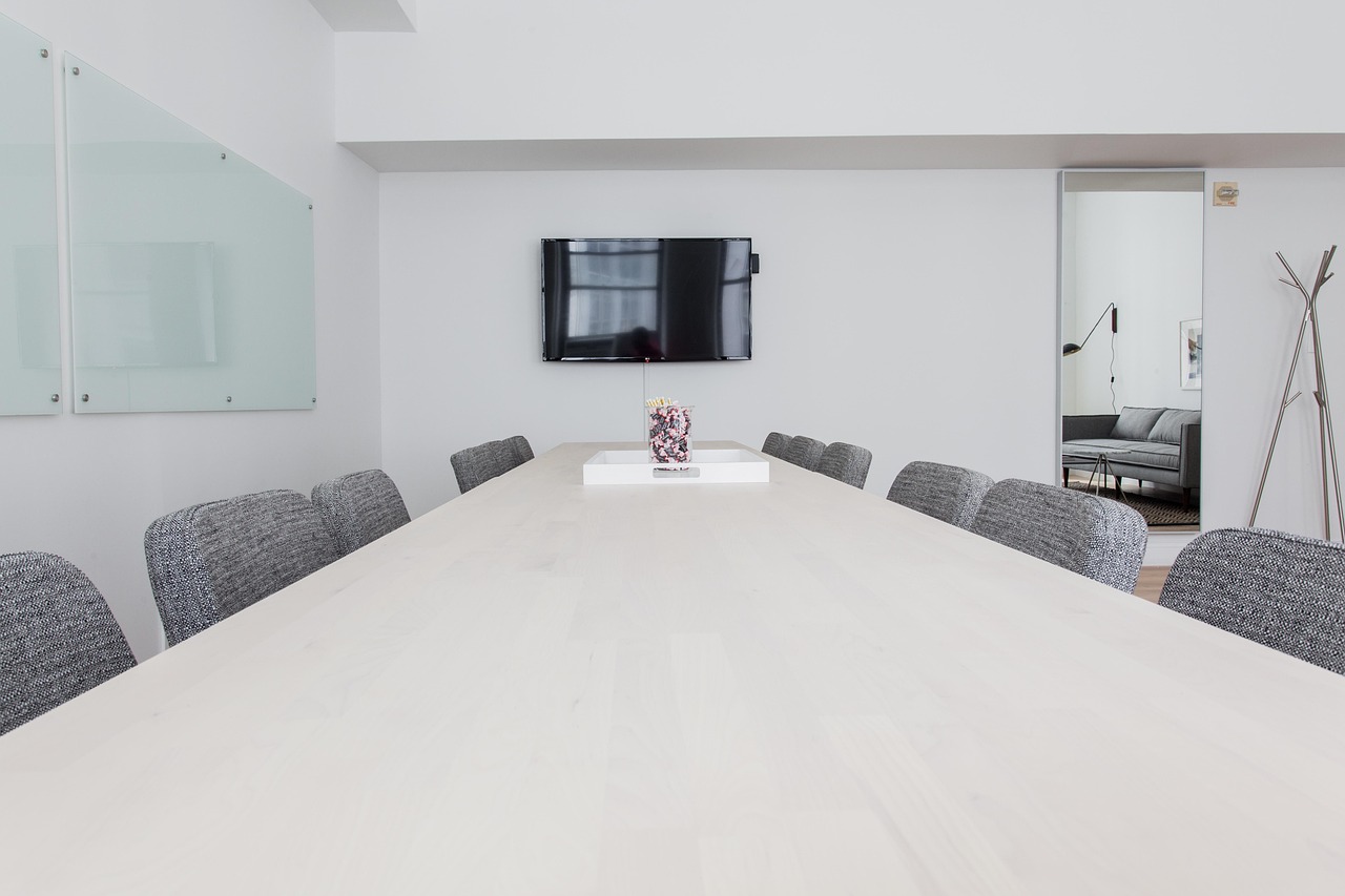 Sala de reunião executiva - comitê de decisões corporativas